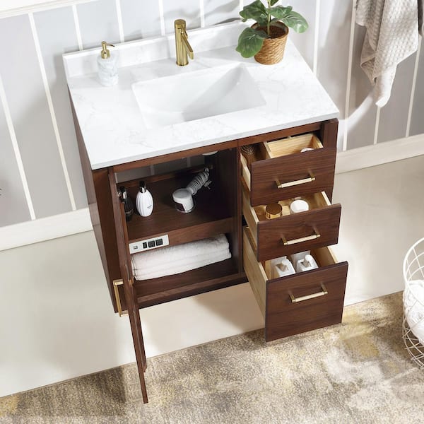 ROSWELL San 36 in.W x 22 in.D x 33.8 in.H Single Sink Bath