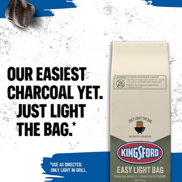 4 lbs. Easy Light BBQ Smoker Charcoal Briquettes Bag