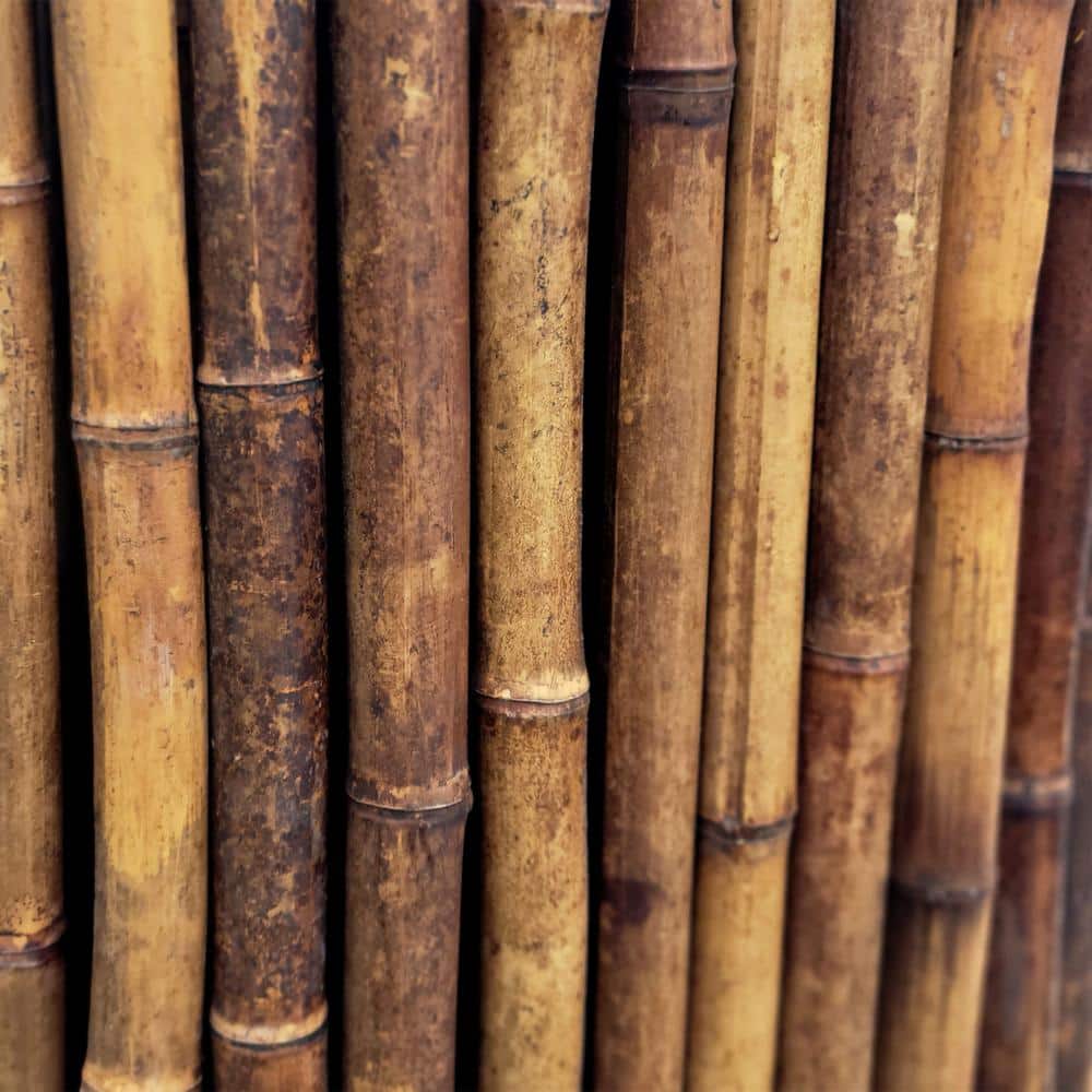 Caramel Brown Bamboo Fence Panel, 4' x 8'