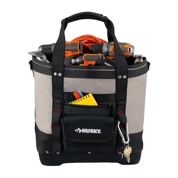 Husky 14 in. 5 Pocket Open Top Tote Tool Bag HD60089-TH - The Home