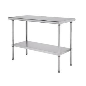 PRO EcoStorage 48 in. x 24 in. Stainless Steel NSF Kitchen Utility Table