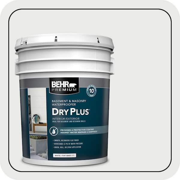 5 gal. White Flat Interior/Exterior Dry Plus Basement & Masonry Waterproofer