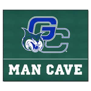 Georgia College Green Man Cave 5 ft. x 6 ft. Tailgater Area Rug