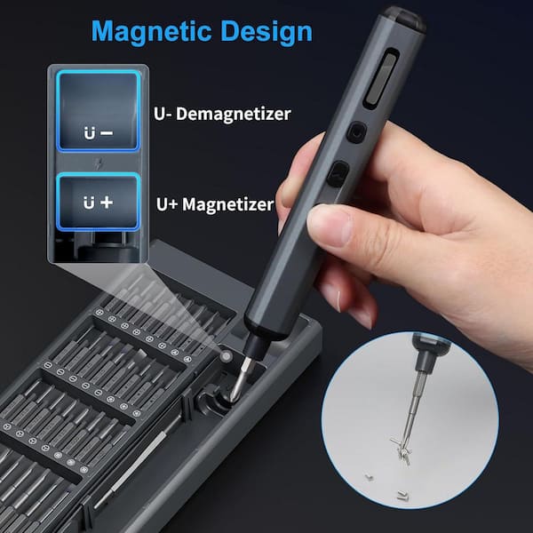 YICHUHAOXI Mini Electric Screwdriver Set 70-in-1 Precision Kit