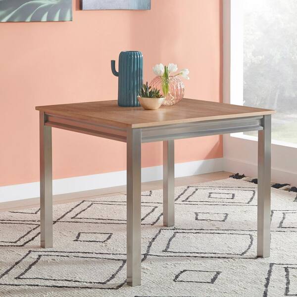 Whitewash square dining table discount