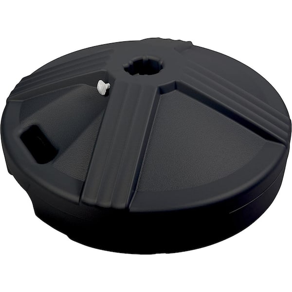 Cubilan Durable Fillable Umbrella Base Designed to be Used with a Patio Umbrella Base in Black