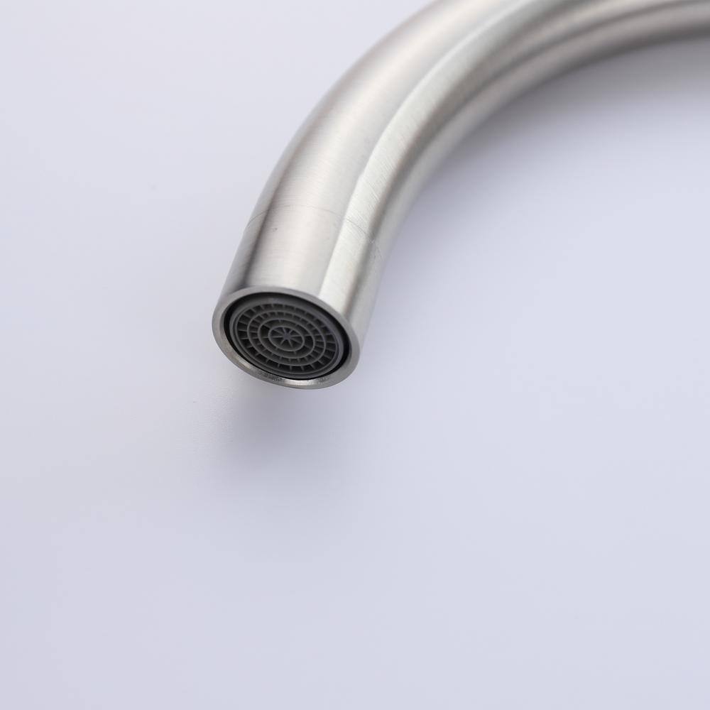 Brushed Nickel Stainless Steel Kitchen Faucet