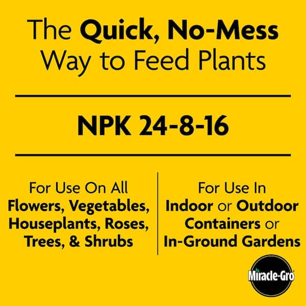 Watering Can Singles All Purpose Water Soluble Plant Food, 0.64 lbs.,For Flowers,Vegetables,Dry Fertilizer (24-Packets)