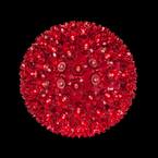 6 in. 70-Light LED Red Decorative Starlight Sphere