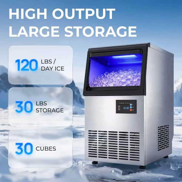 ICE SIWGYDA 13.78 in. Freestanding Commercial Full Size Cubes Spray