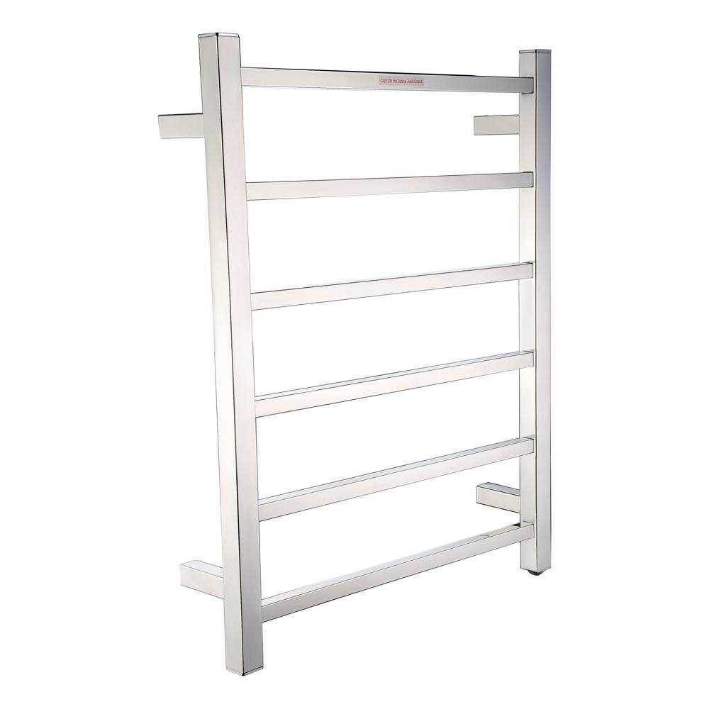 Charles Series Polished Chrome Stainless Steel Wall Mounted Towel Warmer