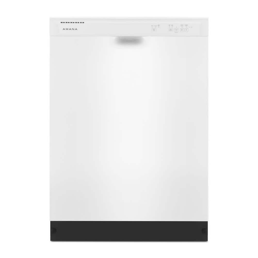 24 in. White Built-In Dishwasher 120-Volt