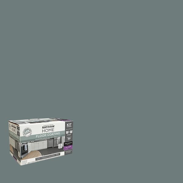 Rust-Oleum Home 1 qt. Juniper Interior Floor Base Semi-Gloss Clear Coating Kit