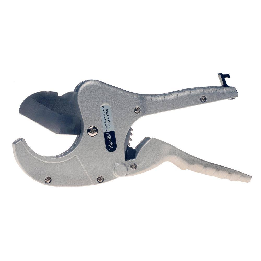 Apollo 3/8 in. to 2 in. Ratcheting PVC Pipe and Tubing Cutter 69PC06PZ ...