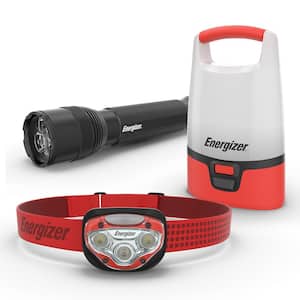 Camping Flashlight Kit Bundle with 1000 Lumens Tactical Light, 300 Lumens Headlamp and 1000 Lumens Lantern