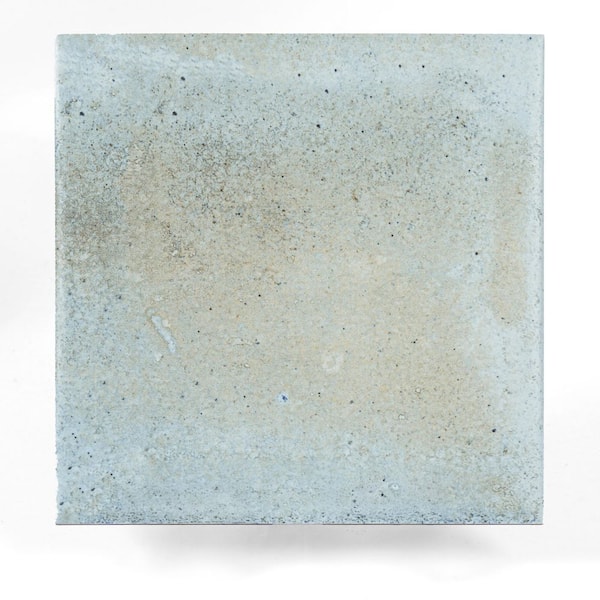 Zahara 6 in. x 6 in. Matte Coastal Mist Porcelain Zellige Square Tile Sample (0.24 sq ft)