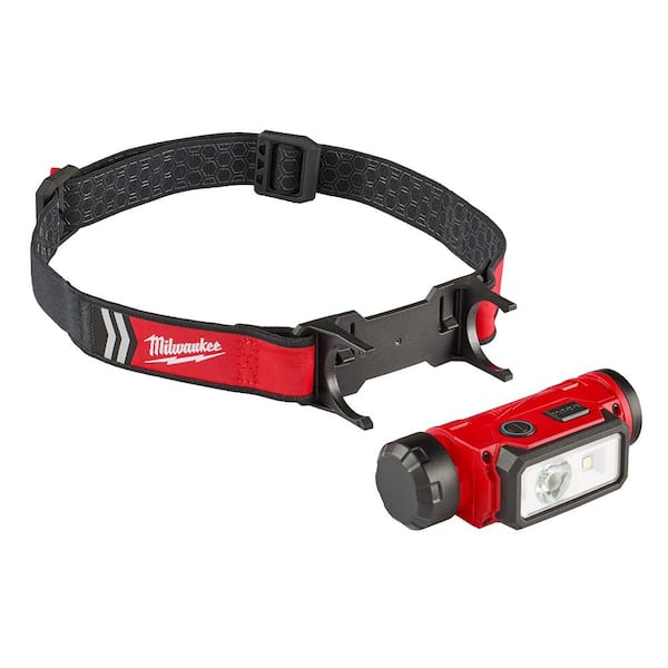 Milwaukee - 600 Lumens LED REDLITHIUM Hard Hat Headlamp