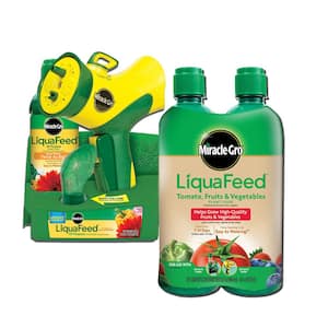 LiquaFeed 16 oz. All Purpose Plant Food Advance Starter Kit and 32 oz. Tomato, Fruits and Vegetables Refill Bundle