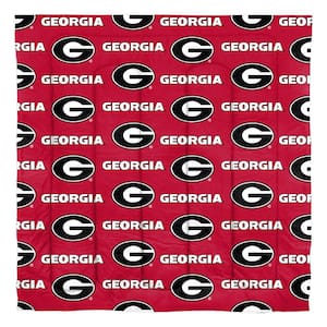 Rotary 5-Piece Multi-Colored Georgia Bulldogs Queen Size Bed in a Bag Set