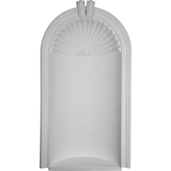 Ekena Millwork 35-1/4 in. x 14-1/2 in. x 65-1/2 in. Primed Polyurethane Recessed Mount Berkshire Wall Niche