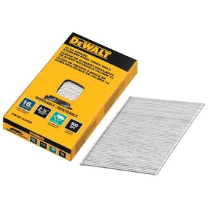 2-1/2 in. x 16-Gauge Stainless Steel Glue Collated Finish Nail