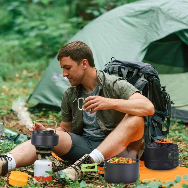 4-Piece Collapsible Camping Plates – Portable, Foldable & Food