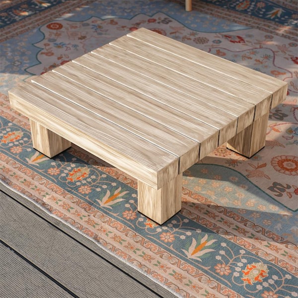 DIRECT WICKER Policy Square Aluminum Outdoor Coffee Table