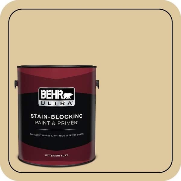 BEHR ULTRA 1 gal. #360E-3 Winter Garden Flat Exterior Paint & Primer