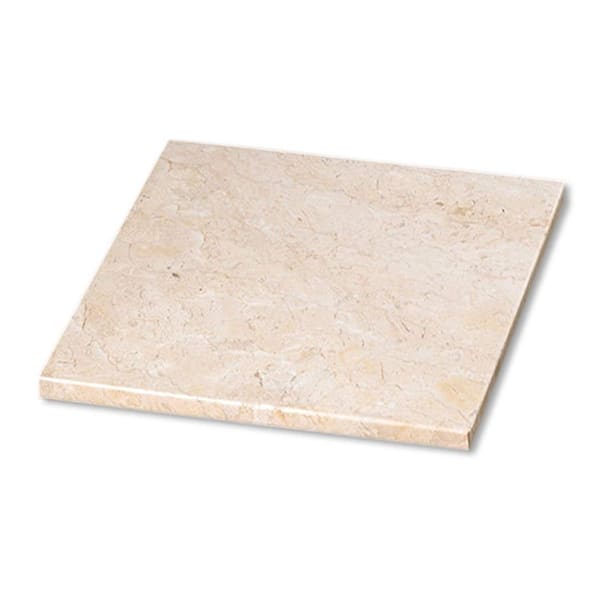 12 in. Natural Champagne Marble Square Cheese Board, Serving Board, Pastry Board