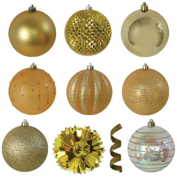 Unbranded Variety Gold Ornament Pack (40-Count)