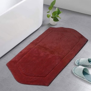 Waterford Collection 100% Cotton Tufted Bath Rug, 24 x 40 Rectangle, Red