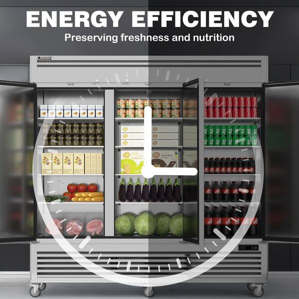 Coolski 82 in. 72 cu. ft. Auto / Cycle Defrost Commercial