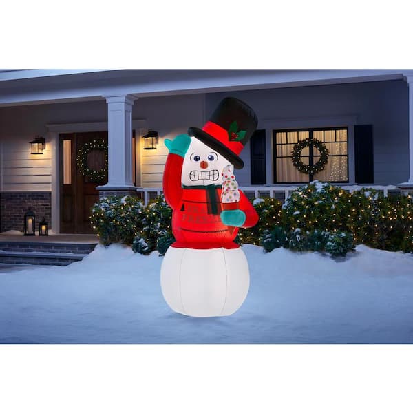 Home Accents Holiday 6 ft. Animated Inflatable Shivering