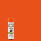 15 oz. Fluorescent Red-Orange 2X Distance Inverted Marking Spray Paint (6-Pack)