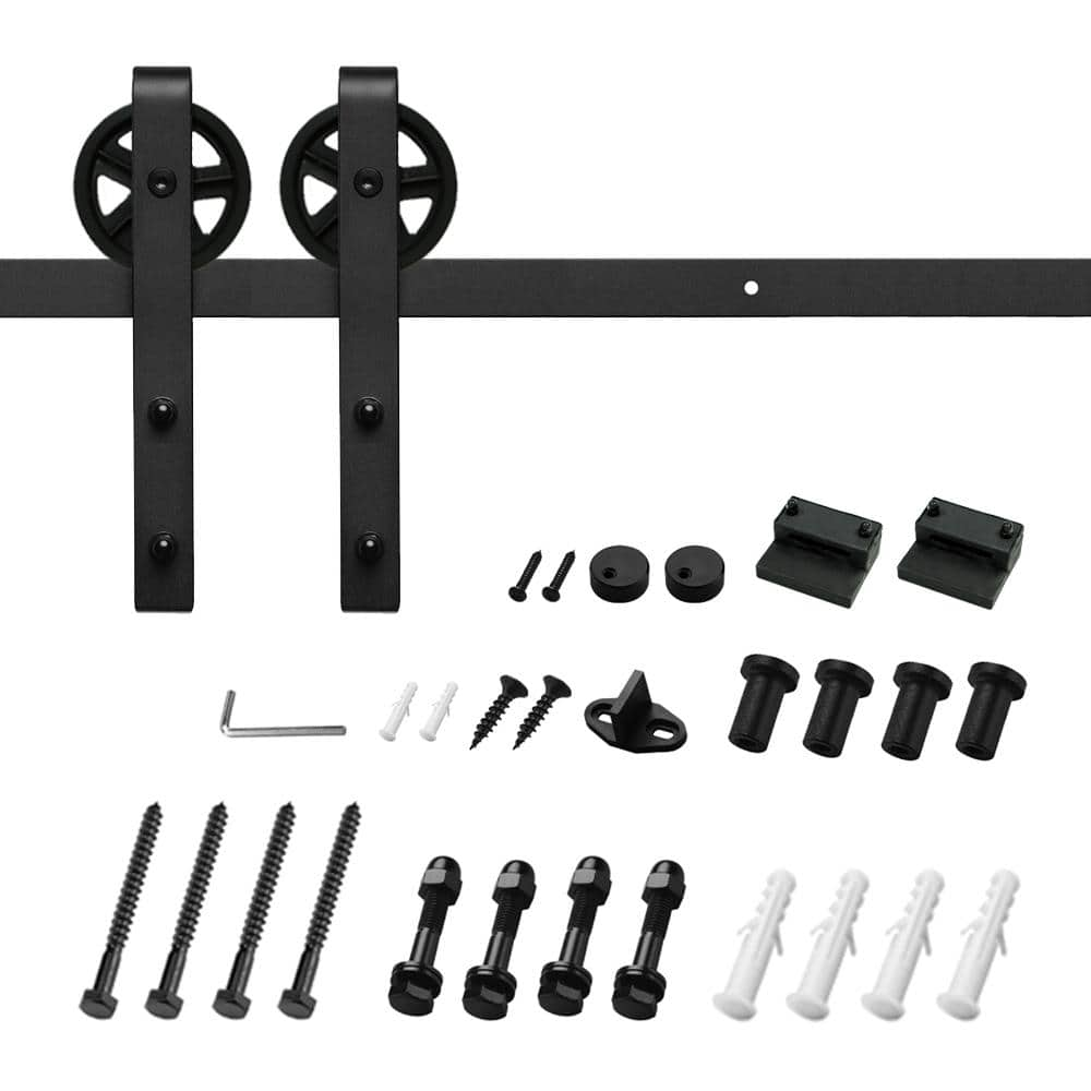 boyel-living-5-ft-60-in-black-sliding-barn-door-track-and-hardware