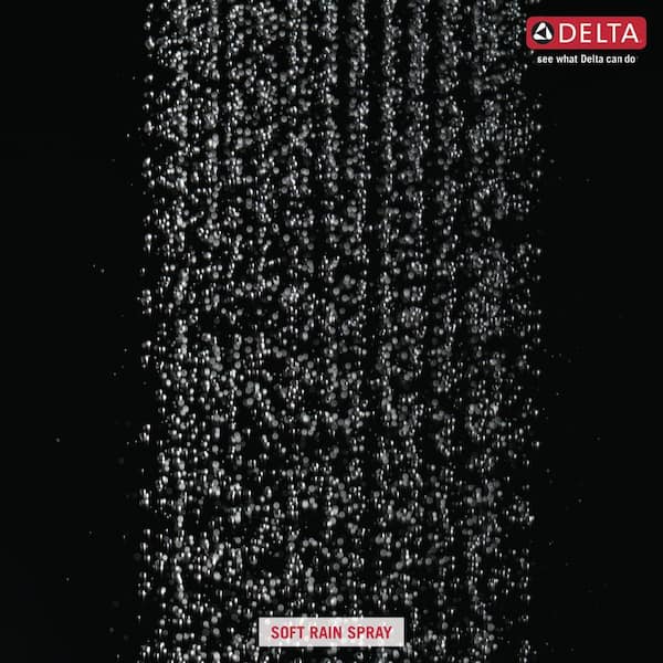 Delta 1-Spray Patterns 1.75 GPM 8 in. Wall Mount Fixed Shower Head