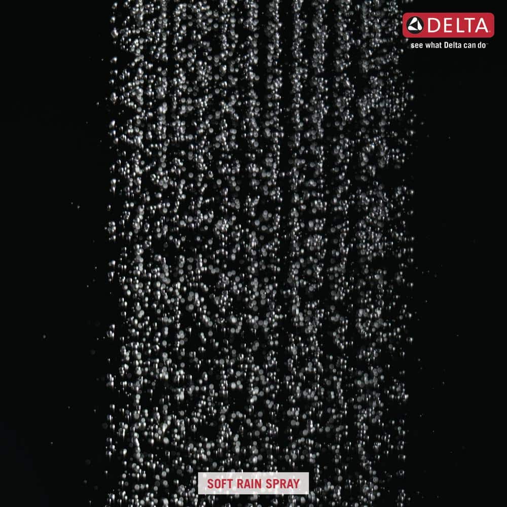 Matte Black Square Metal Ceiling Mount Rain Shower Head