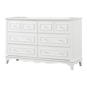 Underhill White 8-Drawer 59.5 in. Dresser