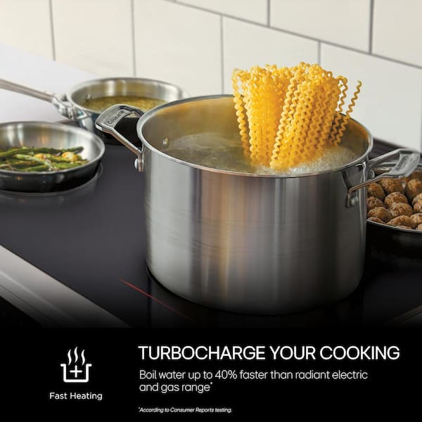 LG - 6.3 cu. ft. SMART Induction Slide-In Range in PrintProof Stainless Steel with Convection, EasyClean, and Air Fry Tray