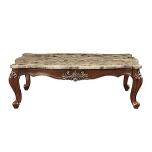 34 in. Specialty Genuine Marble Coffee Table