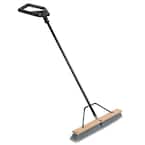 Easy Back 24 in. Garage and Porch Ergonomic Push Broom