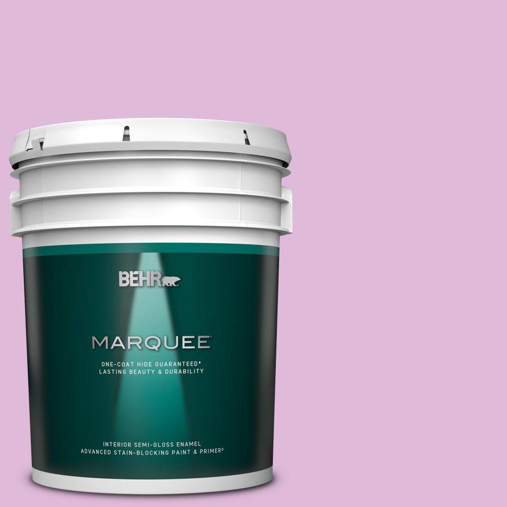 BEHR MARQUEE 5 gal. 670A3 Posies SemiGloss Enamel Interior Paint