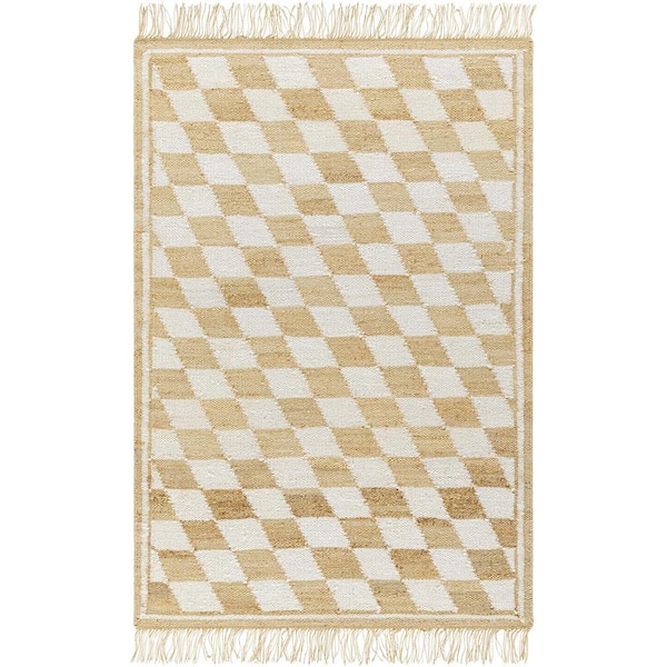 Livabliss Becki Owens Kamey Beige/Checkered Cottage 2 ft. x 3 ft. Indoor Area Rug