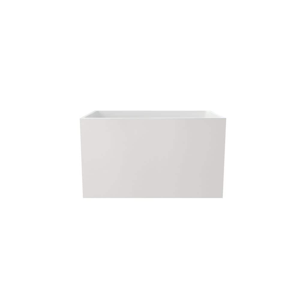 43.30 in. x 27.55 in. Freestanding Soaking Bathtub with Non-Slip Bottom and Reinforced Acrylic Construction in Gloss price history on PriceWatchPro