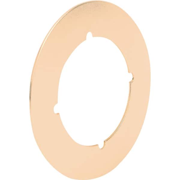 Prime-Line 3-1/2 in. Bright Brass Plated Backplate