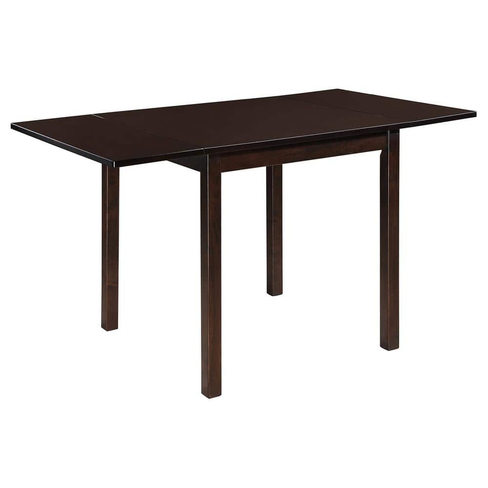 Cappuccino Rectangular Extendable Wood Dining Table