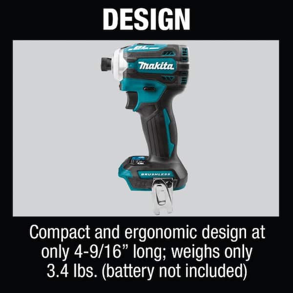 Makita 18V LXT Lithium-Ion Brushless Cordless Quick-Shift Mode 4-Speed  Impact Driver (Tool Only) XDT16Z The Home Depot