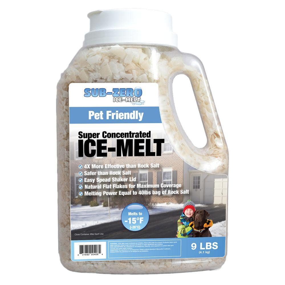 Subzero 9 lbs. Pet Friendly Ice Melt Shaker Jug SZMAG9 PET The Home