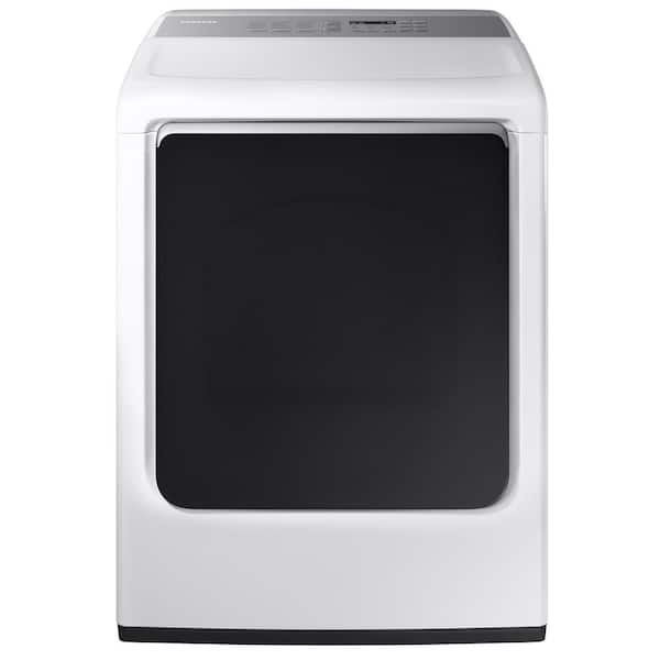 Samsung 7.4 cu. ft. Gas Dryer with Steam in White, ENERGY STAR