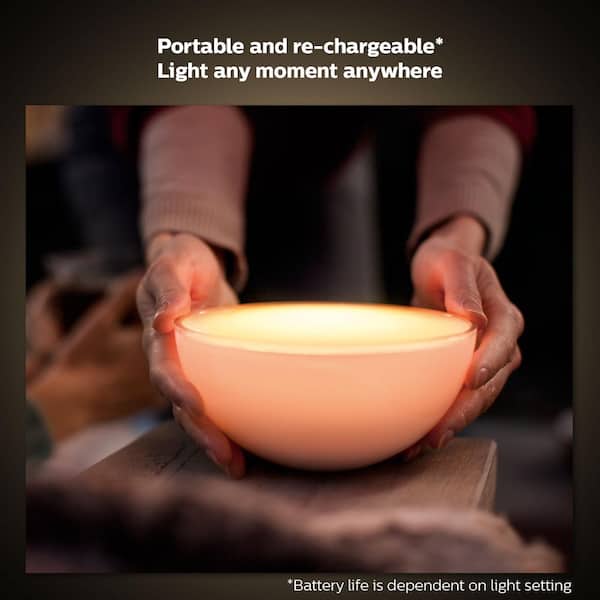 Philips Hue Go Portable Color Changing Smart LED Table Lamp with